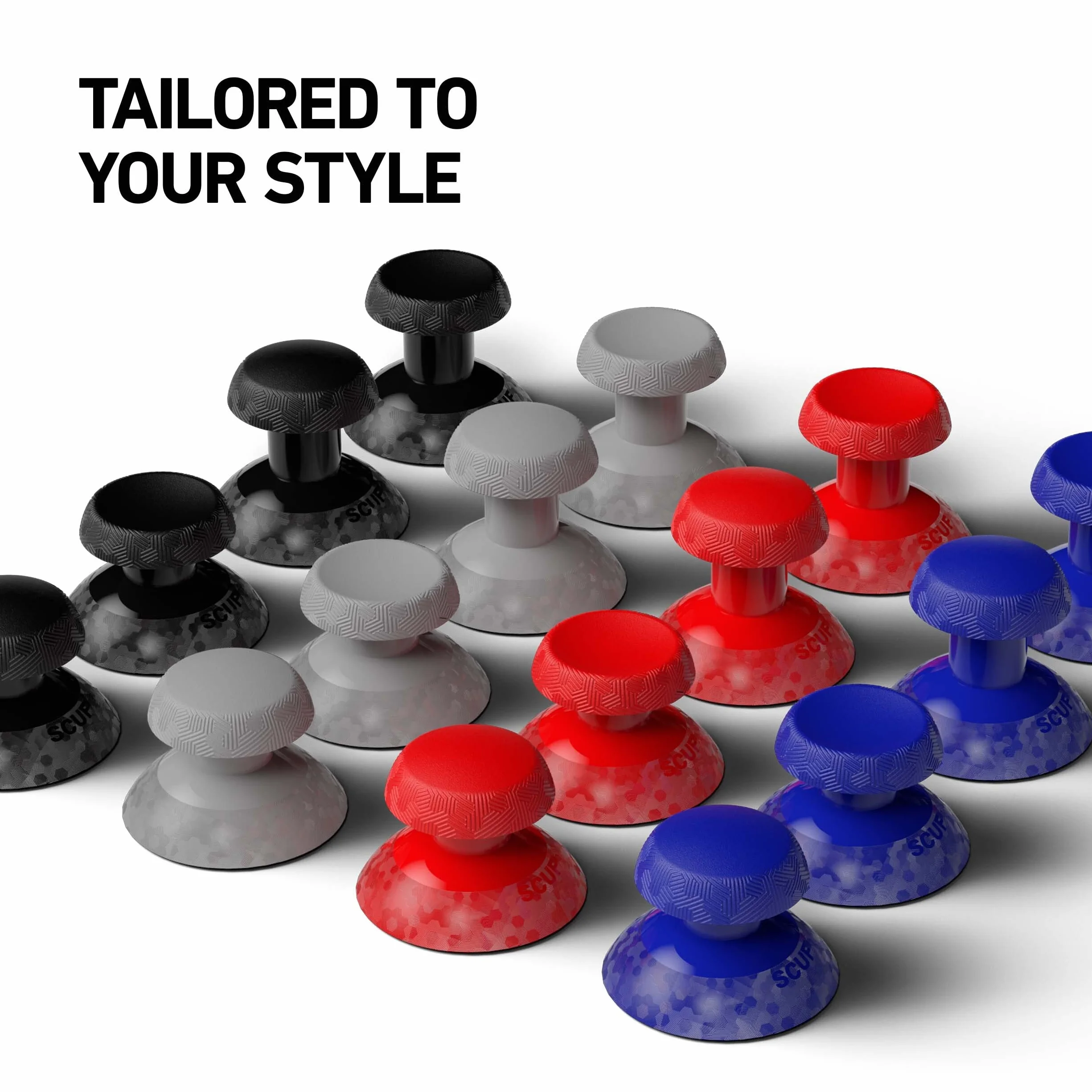 SCUF Instinct Pacchetto da 4 analogici intercambiabili, joystick sostitutivi solo per il controller ad alte prestazioni Instinct Pro per Xbox Series X|S - Blu
