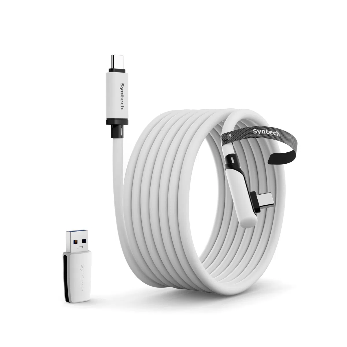 Syntech Cavo Link Compatibile con Oculus/Meta Quest 3/Quest 3S/Quest2/Pro/Pico 4 Accessori and PC/SteamVR, Cavo di Tipo C da 5m/16FT con USB 3.0, Trasferimento Dati ad Alta Velocità per Cuffie VR