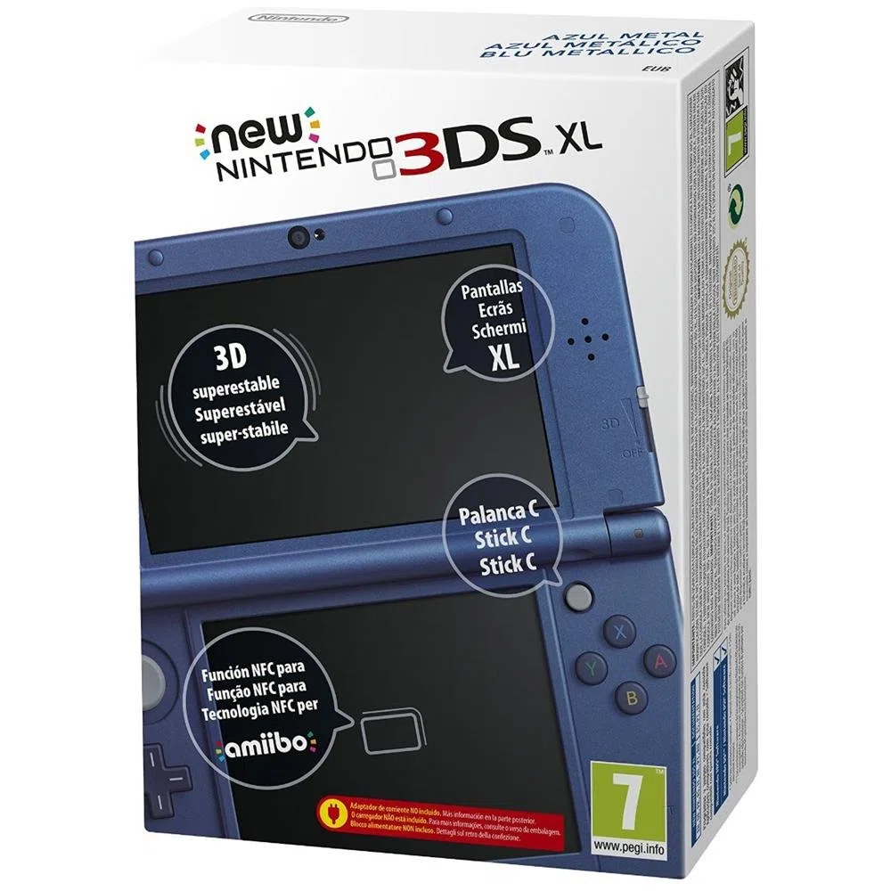 New Nintendo 3DS XL: Console, Blu