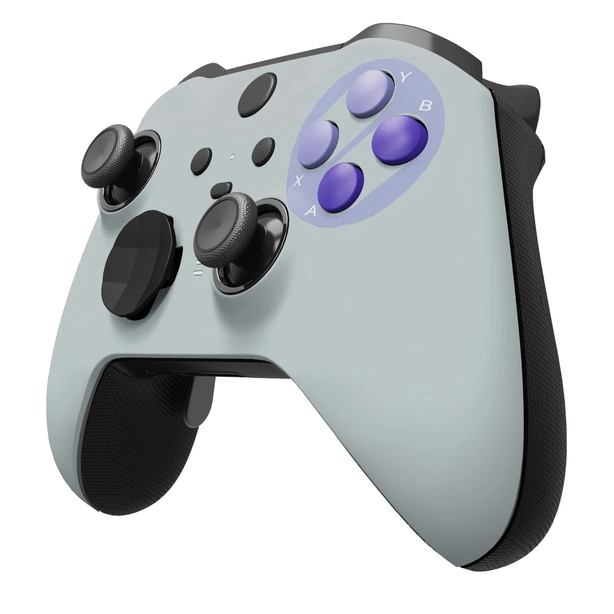 eXtremeRate Custodia Cover per Xbox Elite Series 2 Controller Model 1797,Scocca Case Frontale Ricambio per Xbox Elite Series 2 Wireless Controller Core&2 Anelli-Stile Snes
