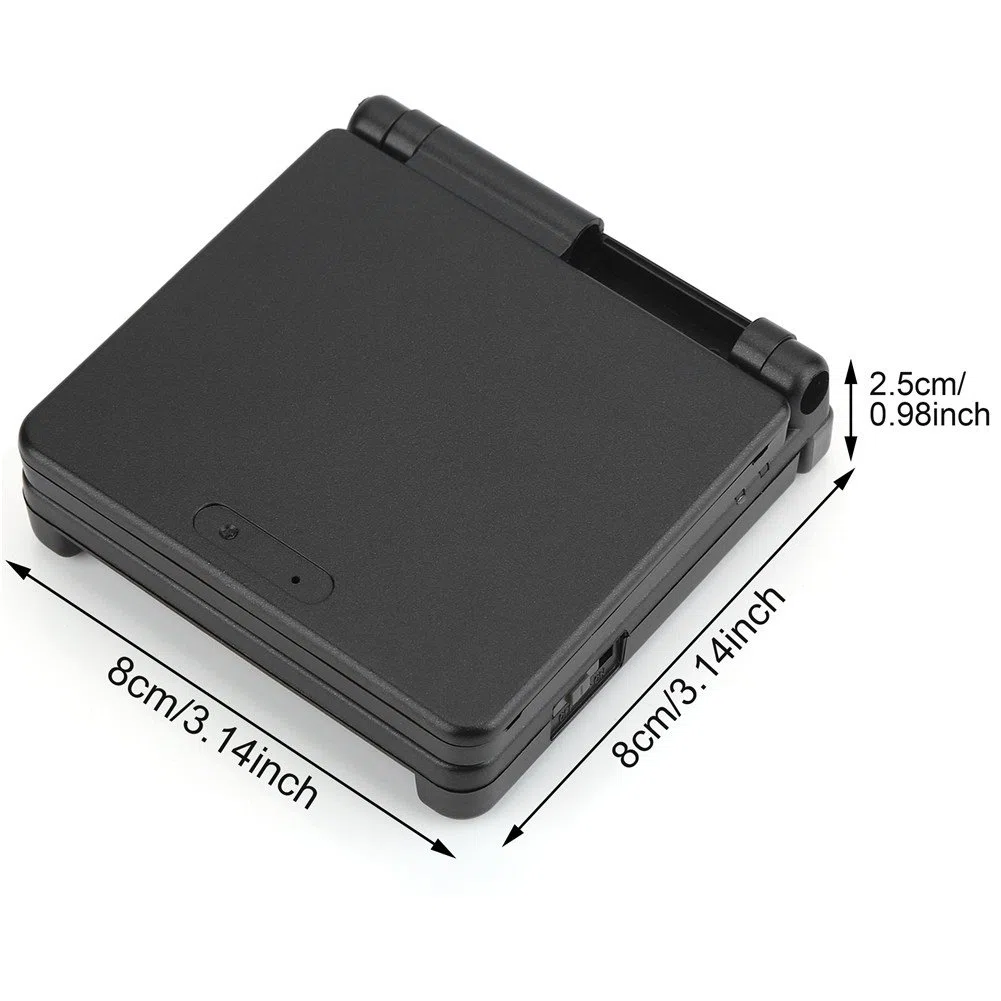 Cover protettiva per Gameboy SP, custodia di ricambio per Nintendo Game Boy Advance GBA SP (nero)