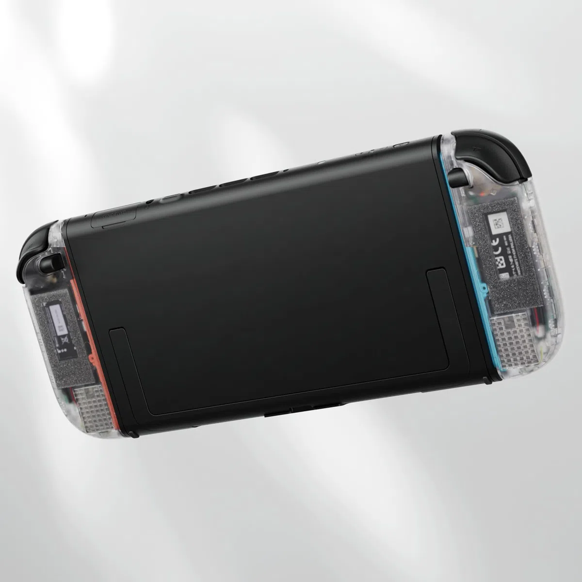eXtremeRate Cover per Nintendo Switch 2 con Tasti ABXY Dpad, Custodia Ricambio Accessori per Switch 2 Joycon, Senza Joycon e Console(Dpad Versione), Trasparente