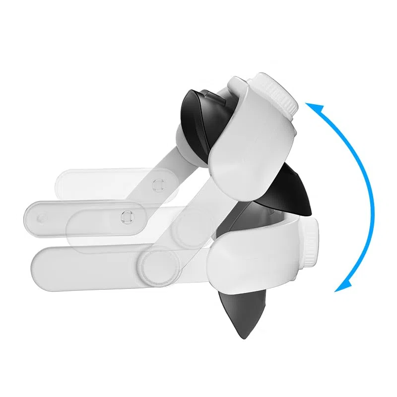 Cinturino per cuffie VR per Meta Quest 3 per Oculus Quest 3, sostituzione del cinturino Elite per un maggiore supporto, kit di riduzione del peso del cinturino VR per la riduzione dello stress