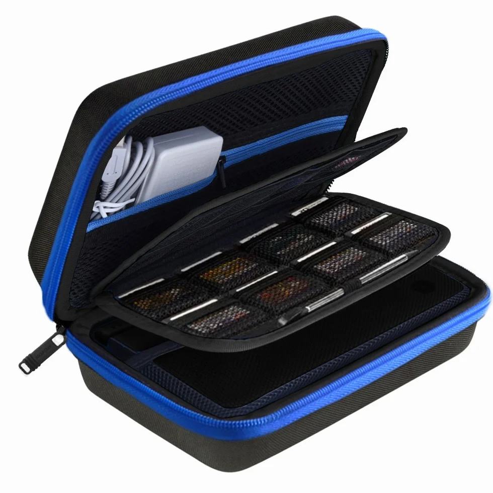 AUSTOR Custodia per 3DS XL Nuovo, 3DS, Blu