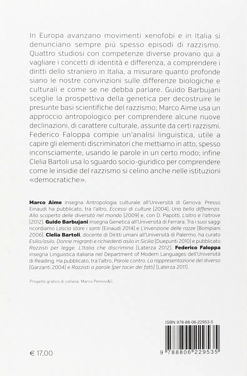 Contro il razzismo. Quattro ragionamenti