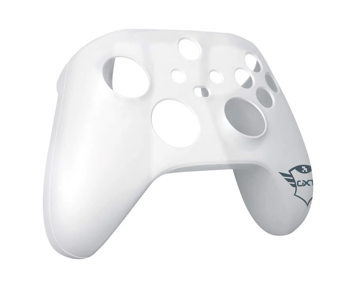 Trust Gaming GXT 749 Cover Skin per Xbox Series X Controller, Custodia Antiscivolo per Xbox Controller, Silicone Gomma Protettiva Joystick Case Accessori Xbox Series S - Transparente
