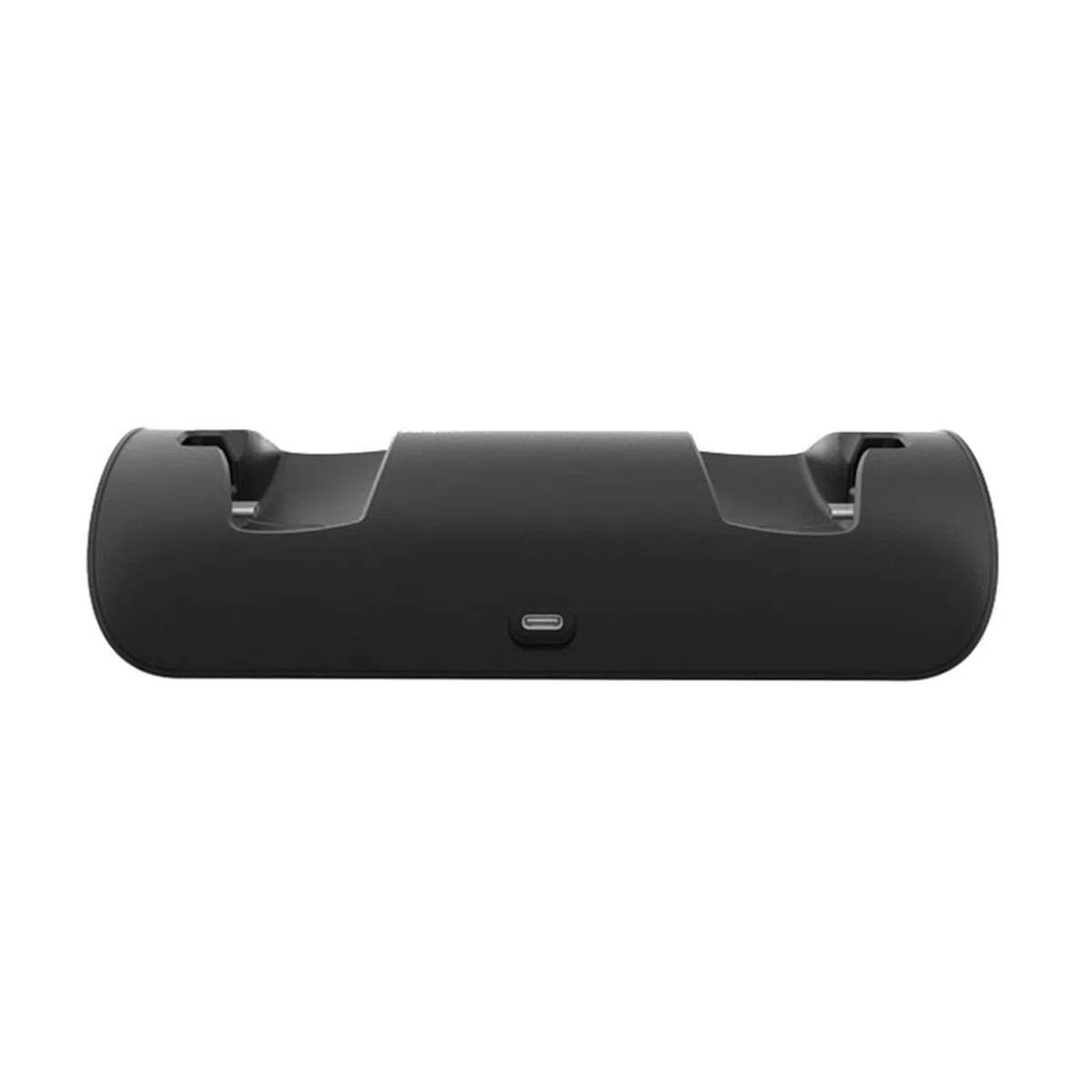 Doppia stazione di ricarica VR per controllo PS VR2, supporto per caricatore con maniglia VR, supporto di ricarica con indicatori luminosi a LED (nero)