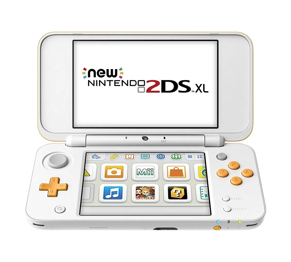 New Nintendo 2DS XL, Bianco/Arancione