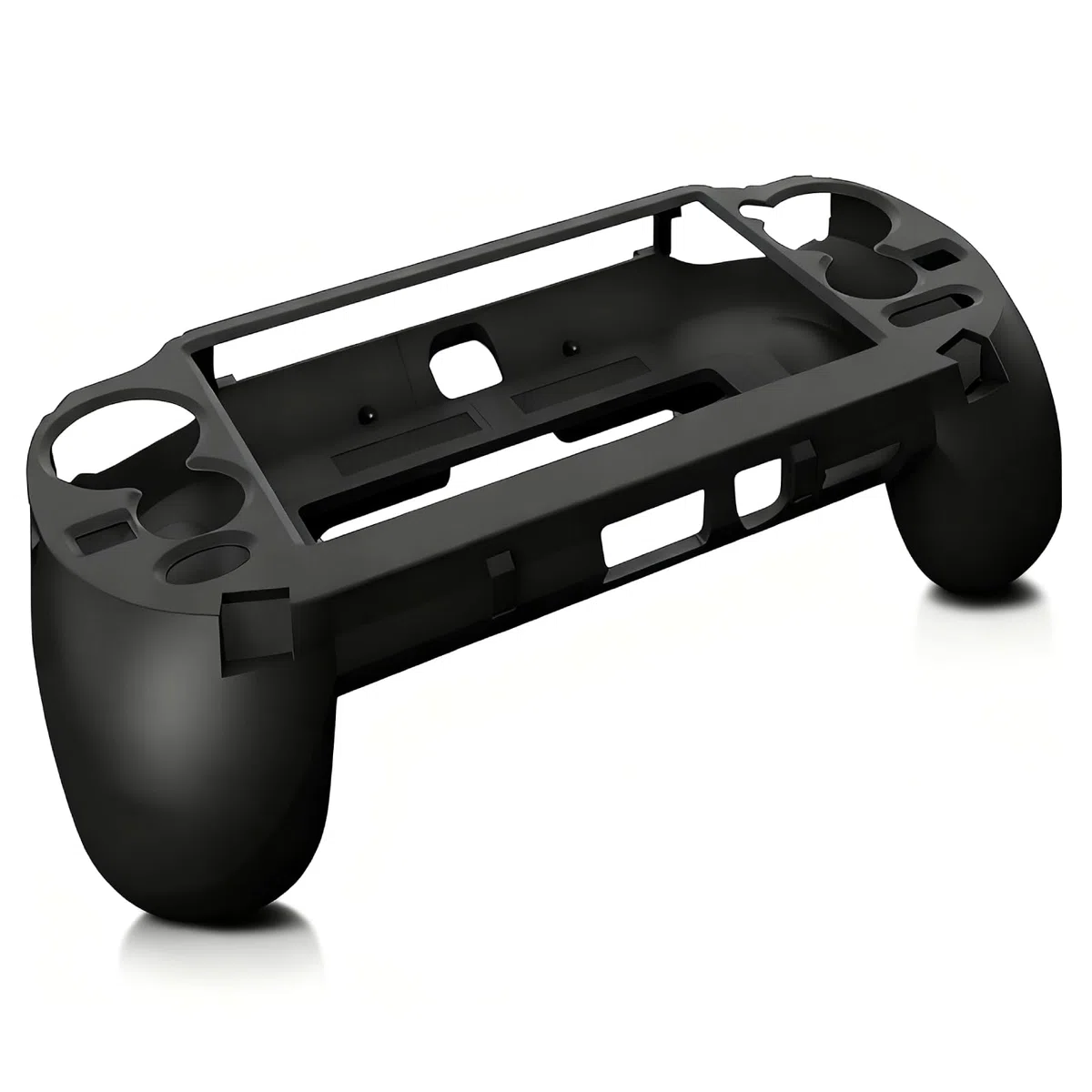 L2 R2 Trigger Hand Grip Shell Controller Custodia Protettiva per Sony Playstation PS Vita 1000 (Nero)