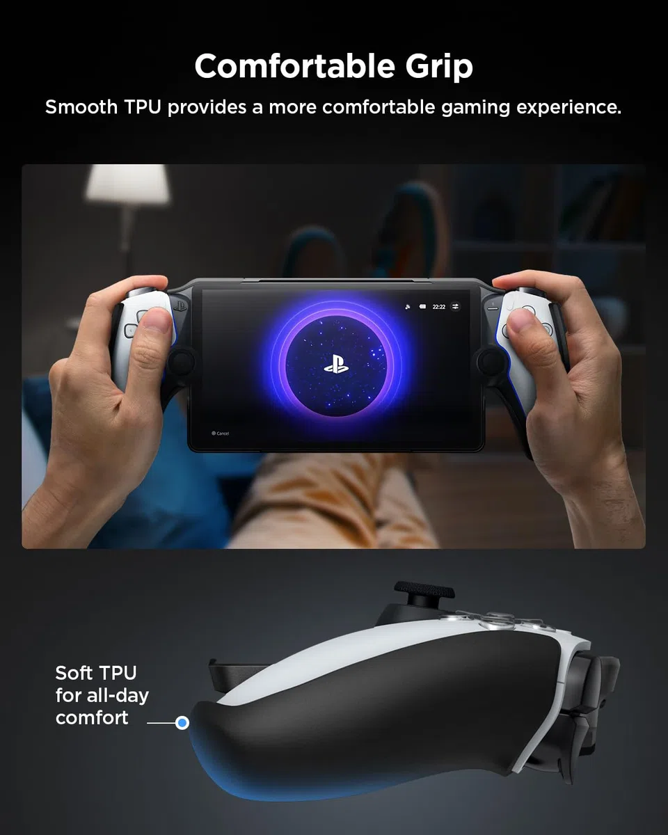 Spigen Cover Thin Fit Compatibile con Playstation Portal Remote Player- Nero