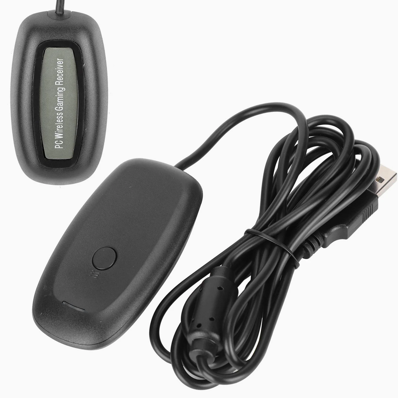 XBOX 360 Kit Ricevitore Wireless per Controller PC - Adattatore USB 2.0 per Giochi Xbox su Windows 7/8/10/XP, Fino a 4 Gamepad Collegati