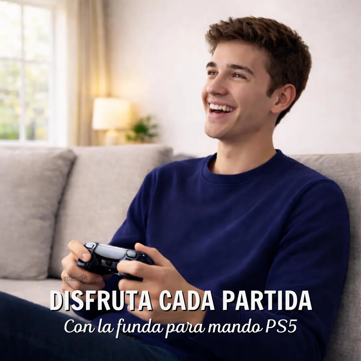 MME Cover Compatibile con Controller PS5, Silicone Morbido e Confortevole che Migliora la Presa, Accessori per Controller Play 5, Accessorio Compatibile con Controller Originale Play 5 (Blu)
