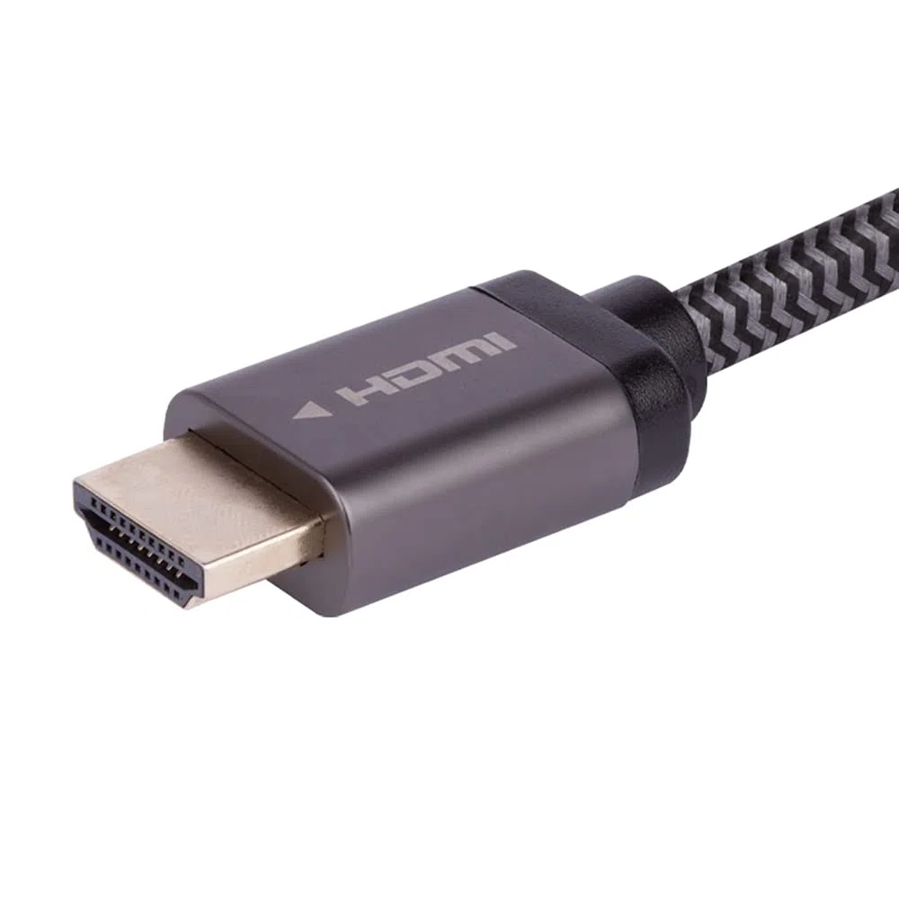 Monoprice Cavo HDMI ad alta velocità certificato 8K, intrecciato, HDMI 2.1, 8K a 60 Hz, 4K a 120 Hz, 48 Gbps, HDR, VRR, classificazione CL2, 4,57 m, nero, confezione da 1