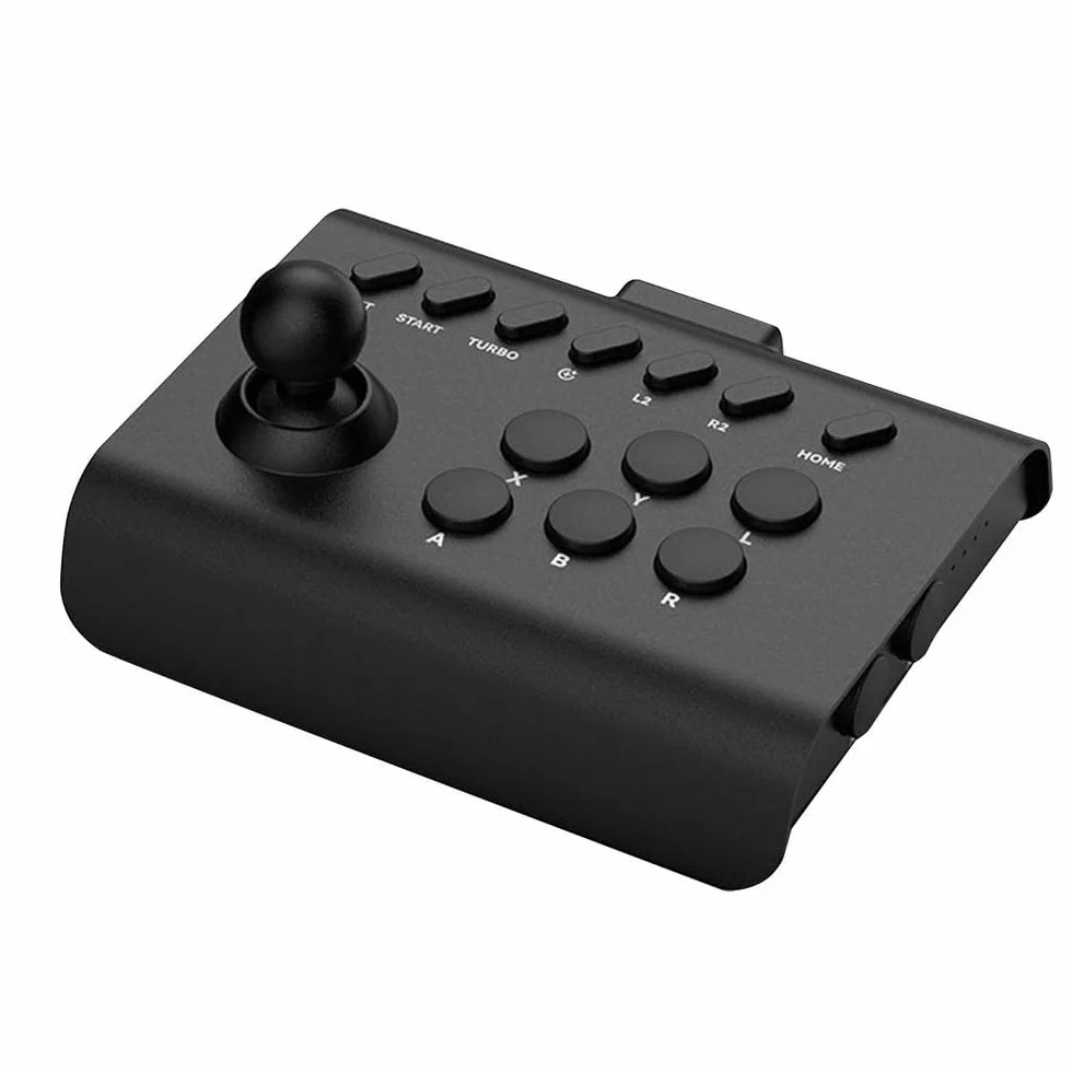 Joystick Arcade Fight Stick Per PS4/PS3/PC, Joystick di combattimento del controller di gioco con funzione Turbo e Macro (nero)