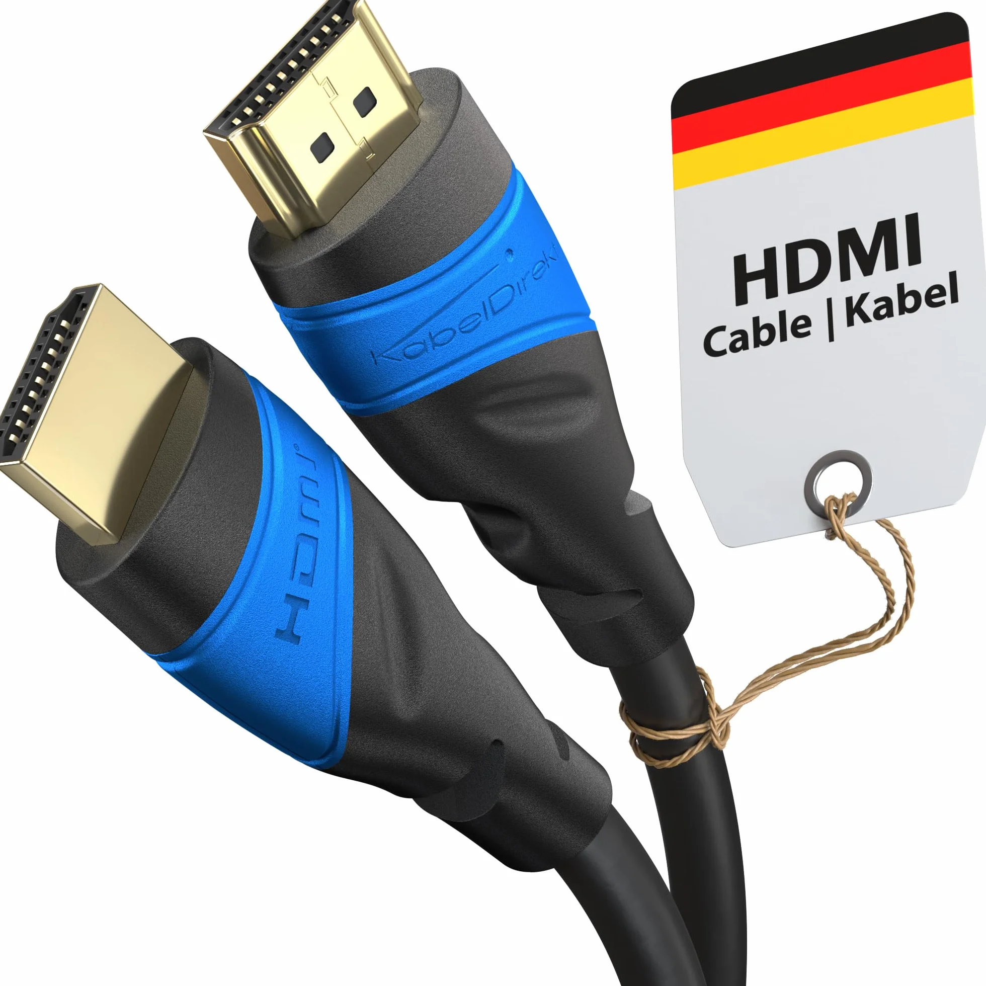 KabelDirekt – Cavo HDMI 4K con schermatura A.I.S., progettato in Germania – 5m (4K@60Hz per una spettacolare esperienza Ultra HD – High Speed con Ethernet, Blu-ray/PS4/PS5/Xbox/Switch, nero)