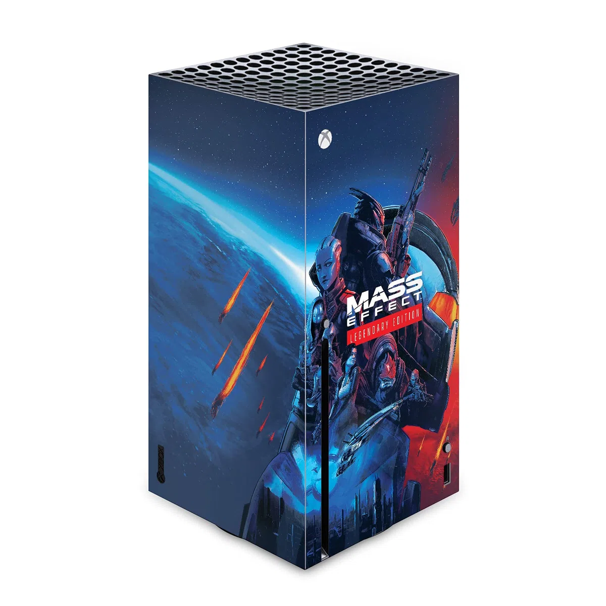 Head Case Designs Licenza Ufficiale EA Bioware Mass Effect Arte Chiave Grafiche Leggendarie Vinile Sticker Gaming Pelle Adesivo Compatibile con Xbox Series X Console