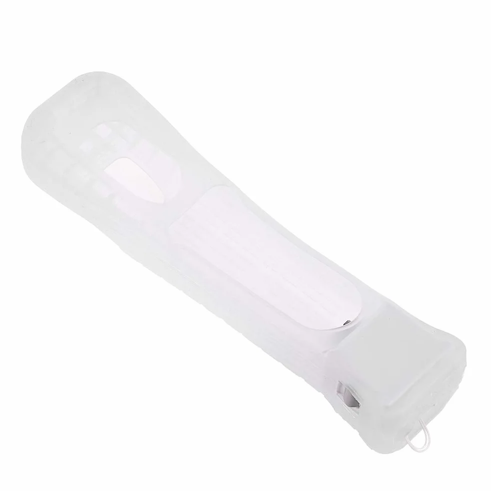 Motion Plus Adattatore sensore MotionPlus + Custodia in Silicone per Telecomando Wii Nintendo, Compatibile con Una varietà di Giochi Wii, Plug And Play(Bianca)