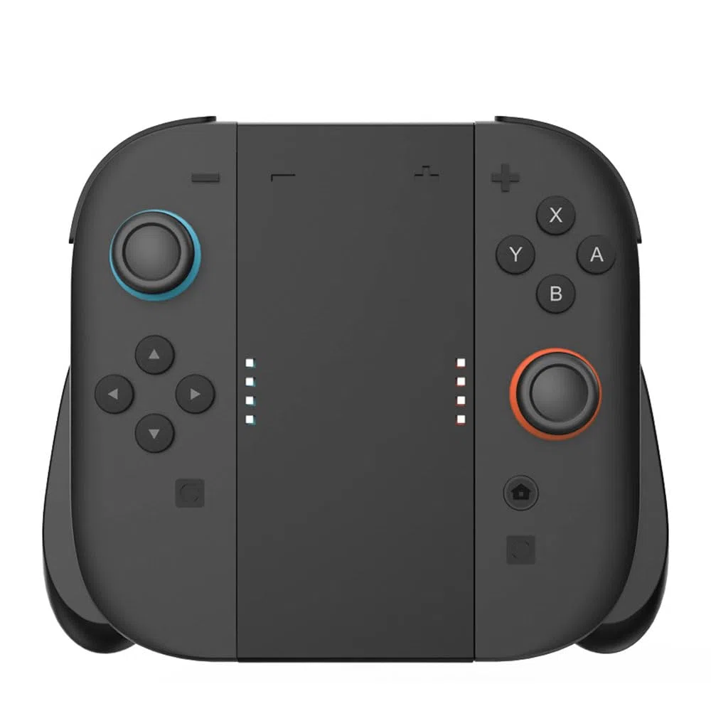 Charging Grip for Nintendo Switch 2, for Joy-Con 2 Grip Controller for Joy Con Handle holder with battery USB C Charging Cable, Switch 2 Accessories, Indicator Lights, Ergonomic Portable Travel