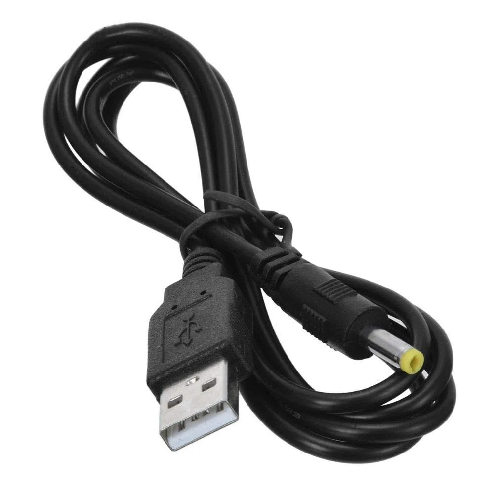 actecom Cavo di ricarica USB per console di gioco Sony PSP 1000, 2000, 3000 - Connettore DC 4.0 x 1.7 mm, 92 cm, nero