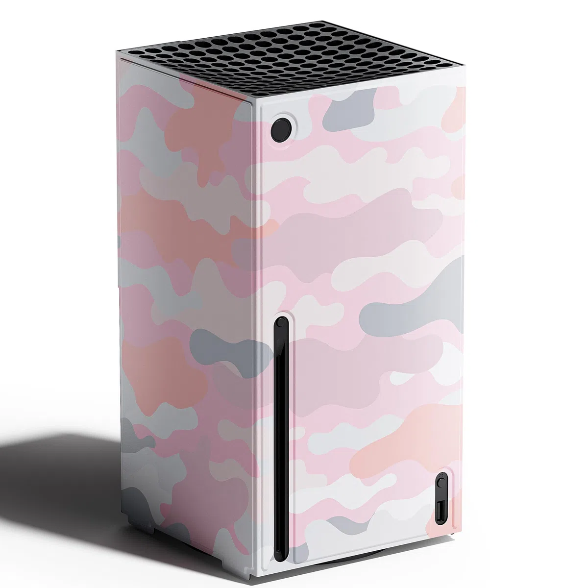 Mytrix Wraps for Xbox Series X Console Pink Camo, Custom X-Box Series X Cover Skin, Magnetic Protective Case for Easy Installation ,Full Protection