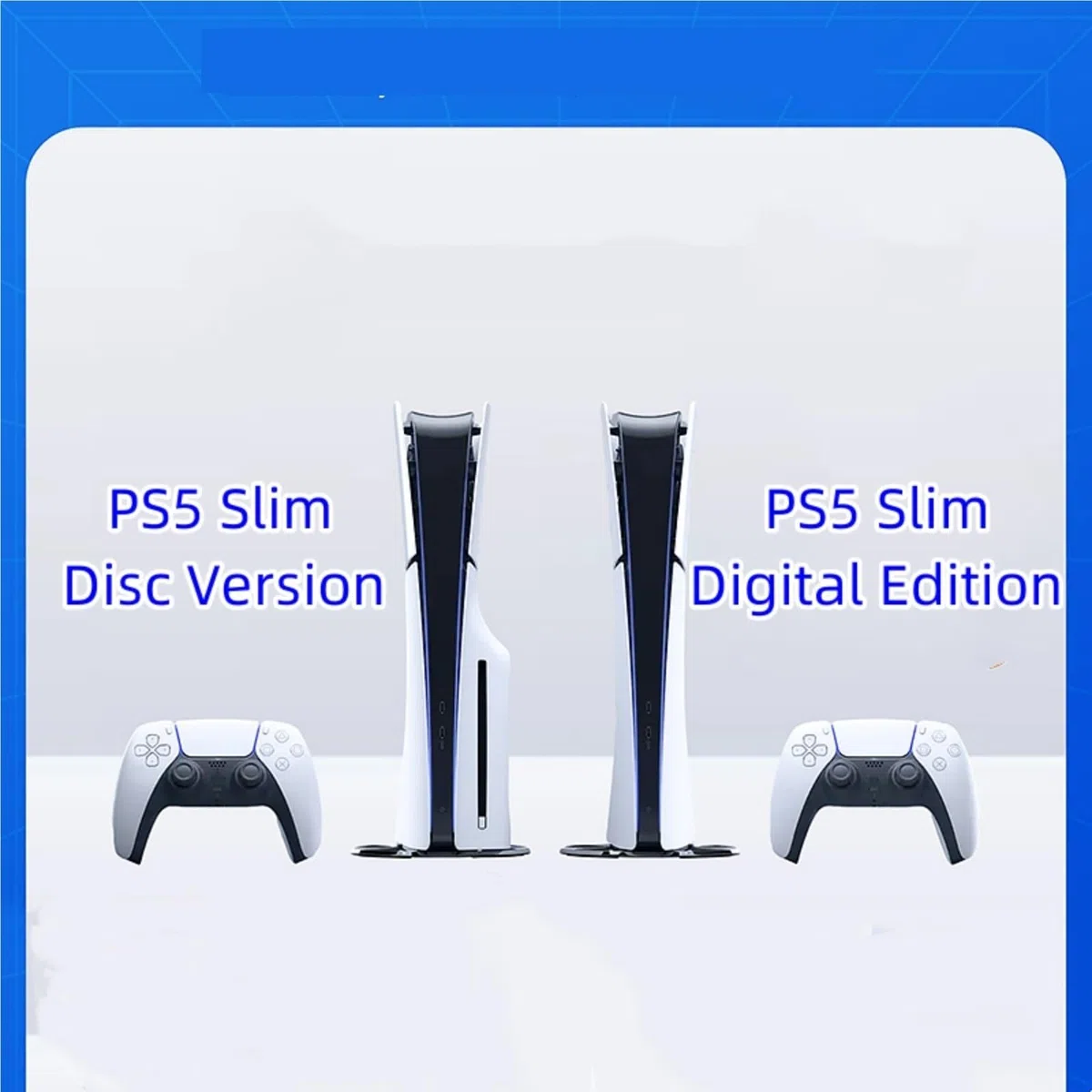 Per PS5 Pro Skin Disc Edition & Per PS5 Pro Skin Digital Edition Console Controller Vinyl Cover Skins Wraps Scratch Resistant Compatible 84234 Skins Wraps Regalo(Digital Edition)