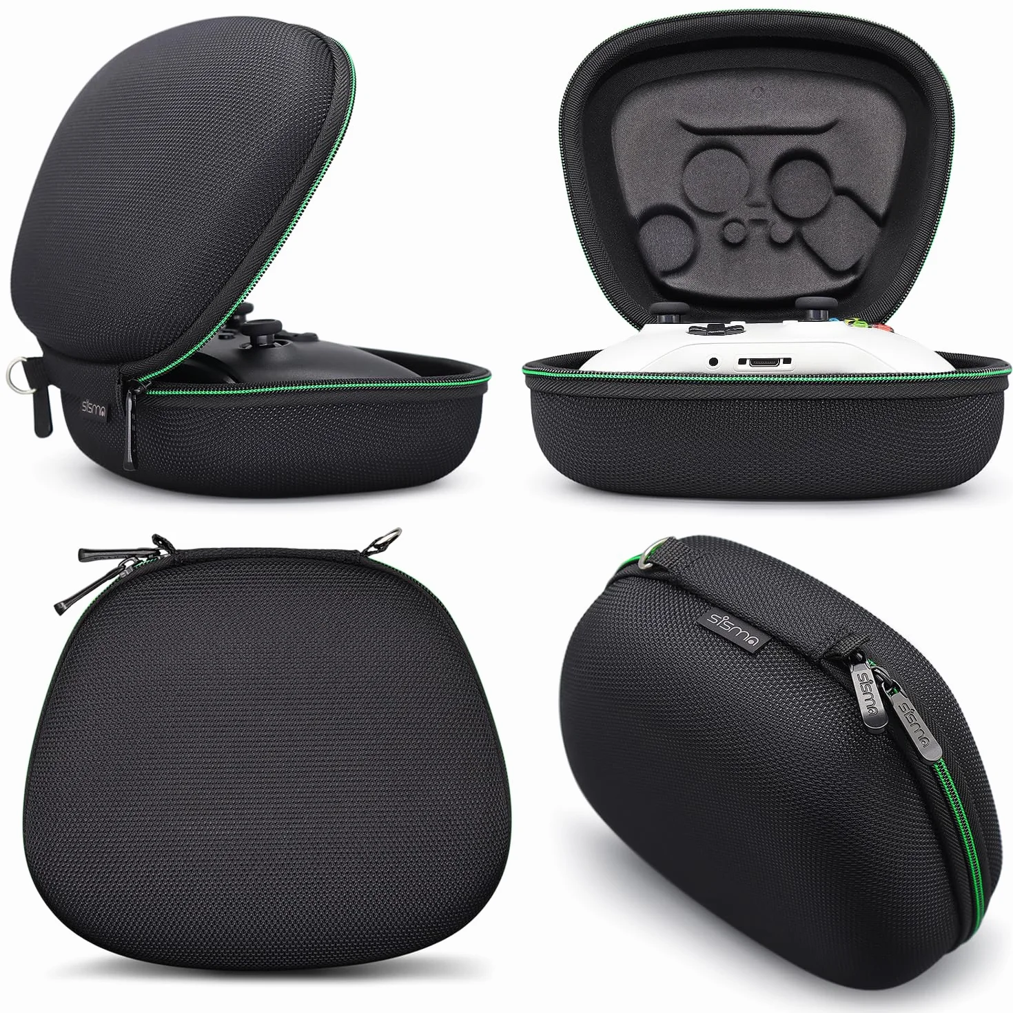 sisma Custodia Compatibile con Controller Wireless Xbox Series X S o Core, Custodia da viaggio Cover rigida per Riporre e Proteggere Gamepad Xbox, Facile da trasportare - Nero