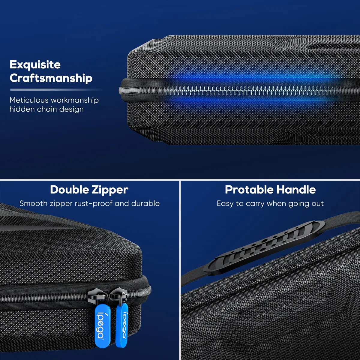 FYOUNG Custodia da trasporto per PlayStation Portal, custodia protettiva rigida portatile da viaggio, custodia protettiva completa, accessori per PlayStation Portal Remote Player