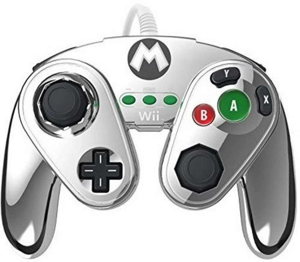 Manette fight pad pdp pour wii u - édition limitée Mario métal - [Edizione: Francia]