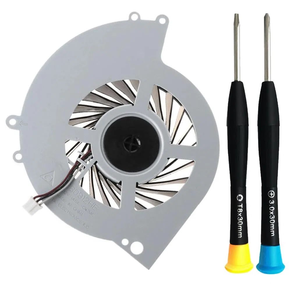 MMOBIEL Ventola di raffreddamento interna KSB0912HE-CK2MC Sostituzione per PlayStation PS4 CUH-12xx Incl TR8 e (+) cacciaviti