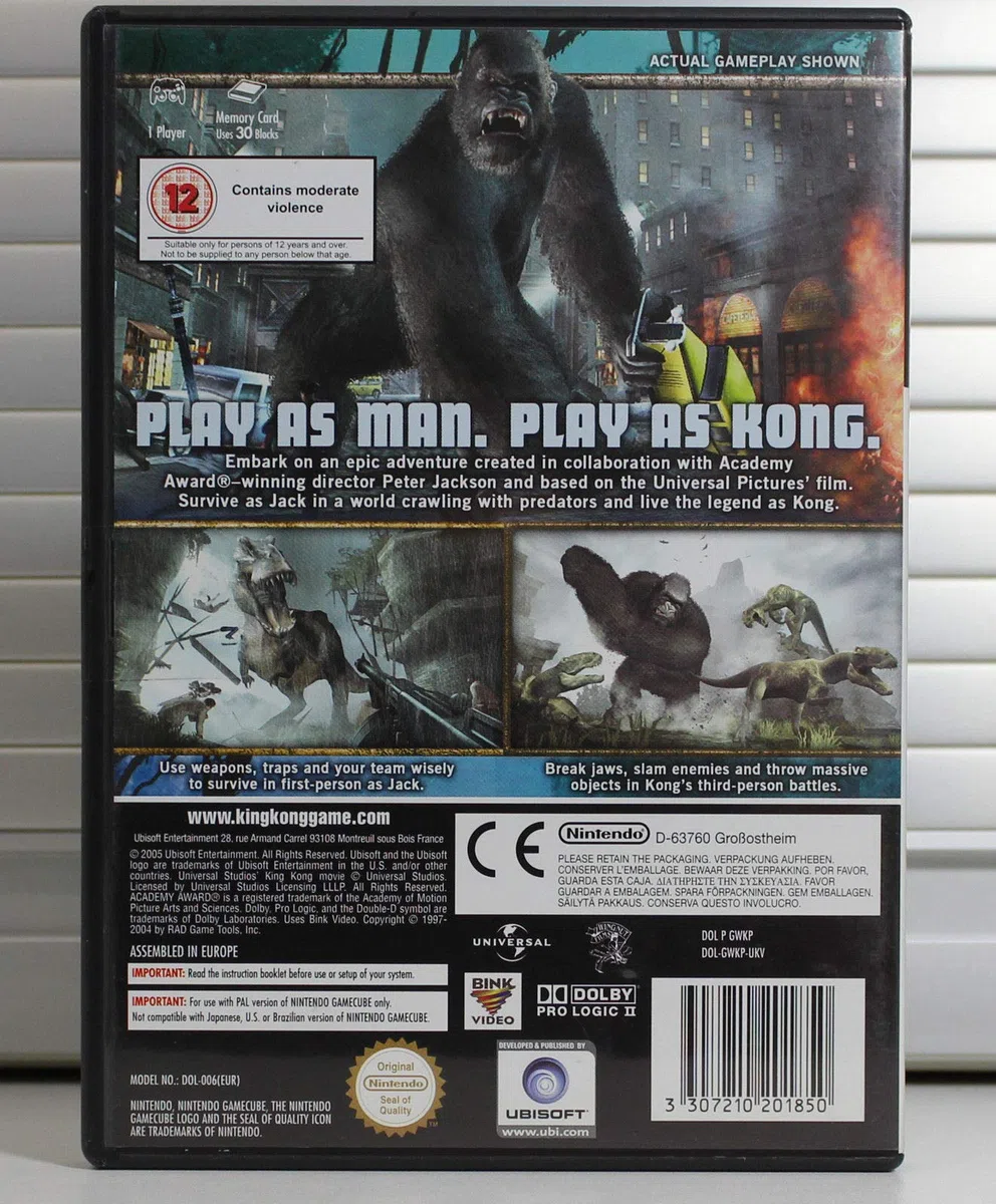 Peter Jackson's King Kong: The Official Game of the Movie (Nintendo GameCube)