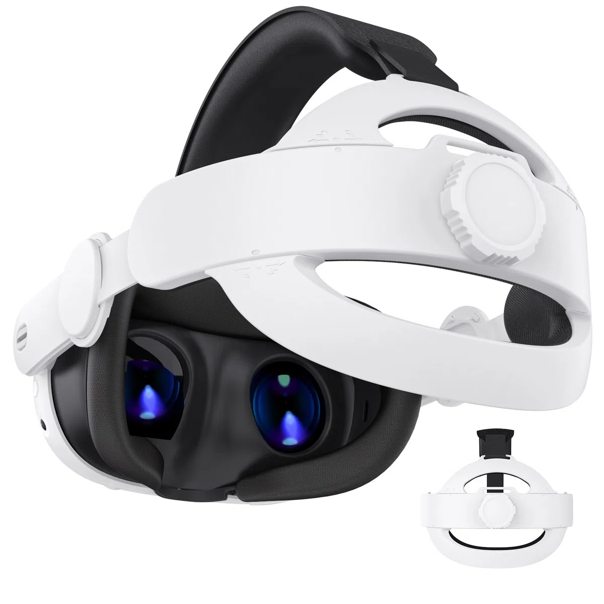 MoKo Cinghia per la Testa per Meta Quest 3S, Accessori Compatibili con Oculus Quest 3, Sostituzione della Cinghia Elite Regolabile per Un'Immersione nel Gioco in VR (Solo Cinghia per la Testa Comfort)