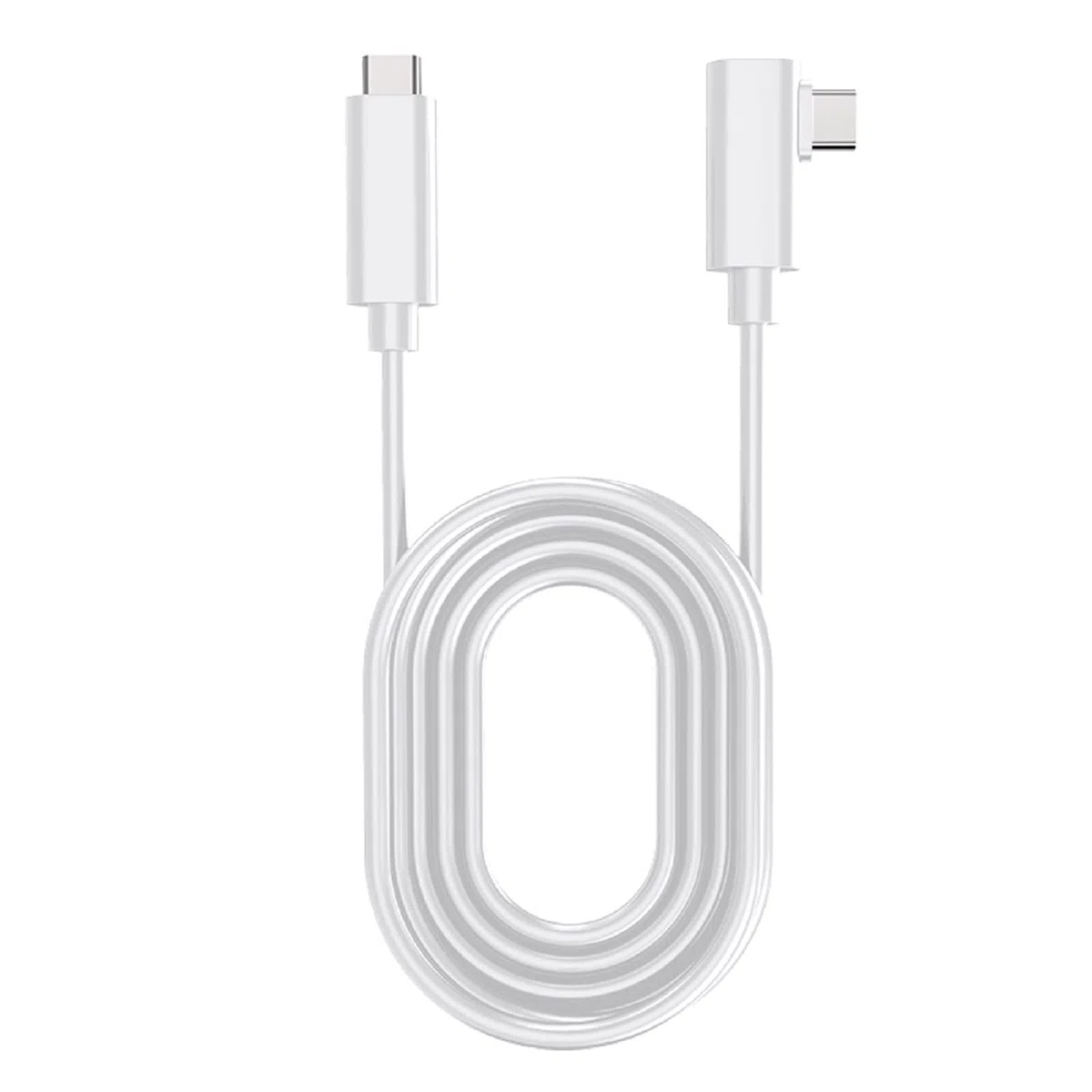 Cavo di collegamento per streaming VR compatibile per Oculus Quest, realtà virtuale Angolo cavo USB 3.2 Gen1 C-C Trasferimento dati ad alta velocità, cavo di ricarica rapida, 4.7M