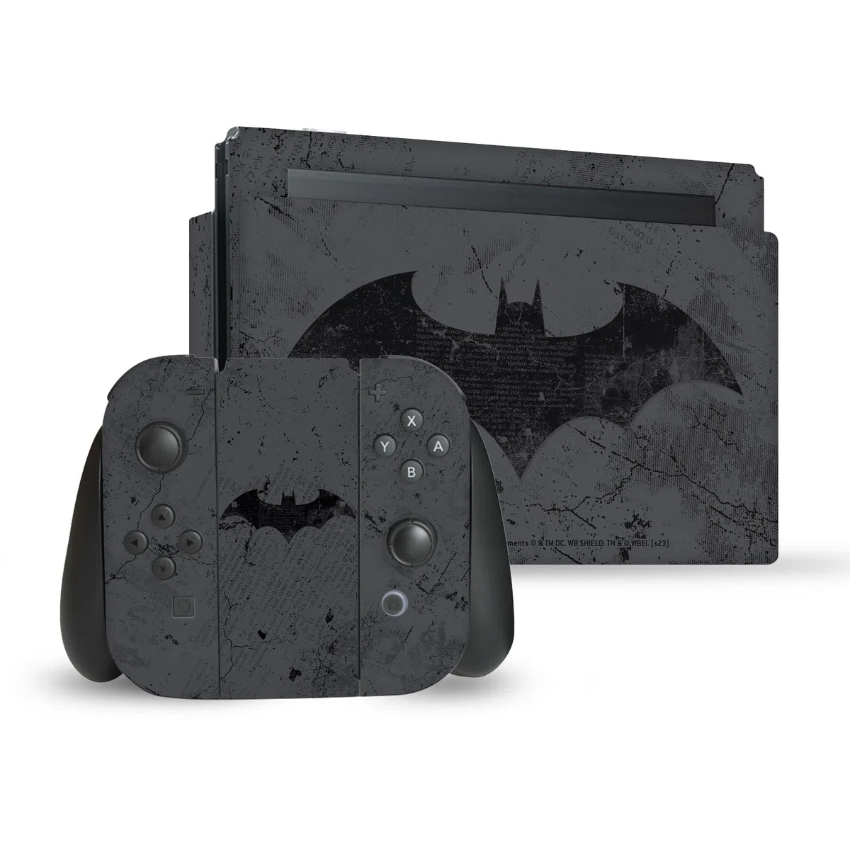 Head Case Designs Licenza Ufficiale Batman DC Comics Hush Loghi E Fumetti Vinile Sticker Gaming Pelle Adesivo Compatibile con Nintendo Switch Console & Dock & Joy-con Controller Bundle