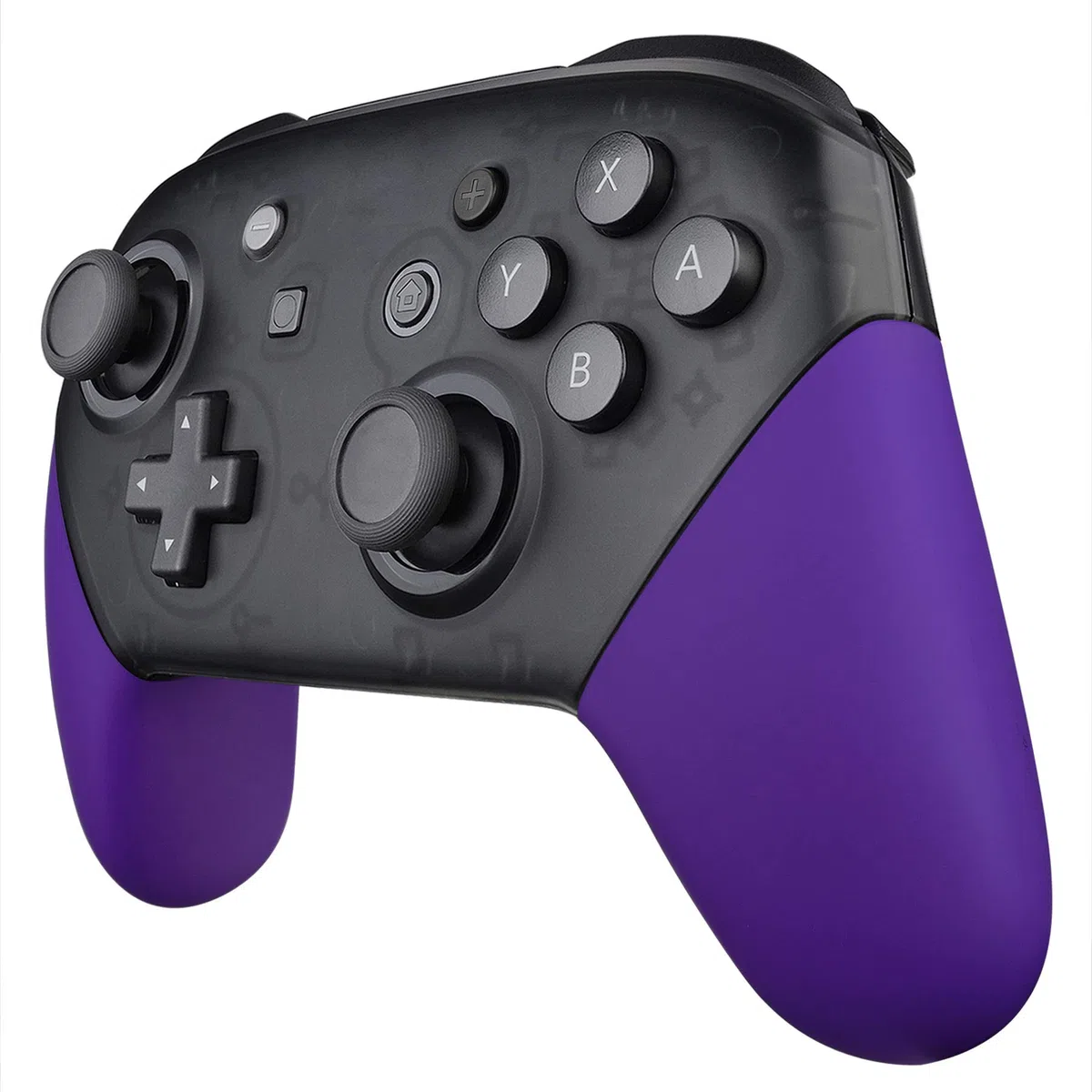 eXtremeRate Cover Grip Scocca Impugnatura Manopola DIY Guscio Case Ricambio per Nintendo Switch PRO Controller Joystick(Viola)-Non Include Controller