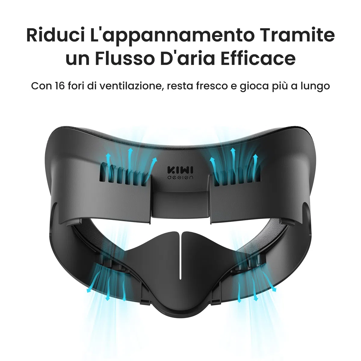 KIWI design V3 Interfaccia Facciale, Pad Facciale Compatibile con gli Accessori Meta Quest 3, NON per Quest 3S