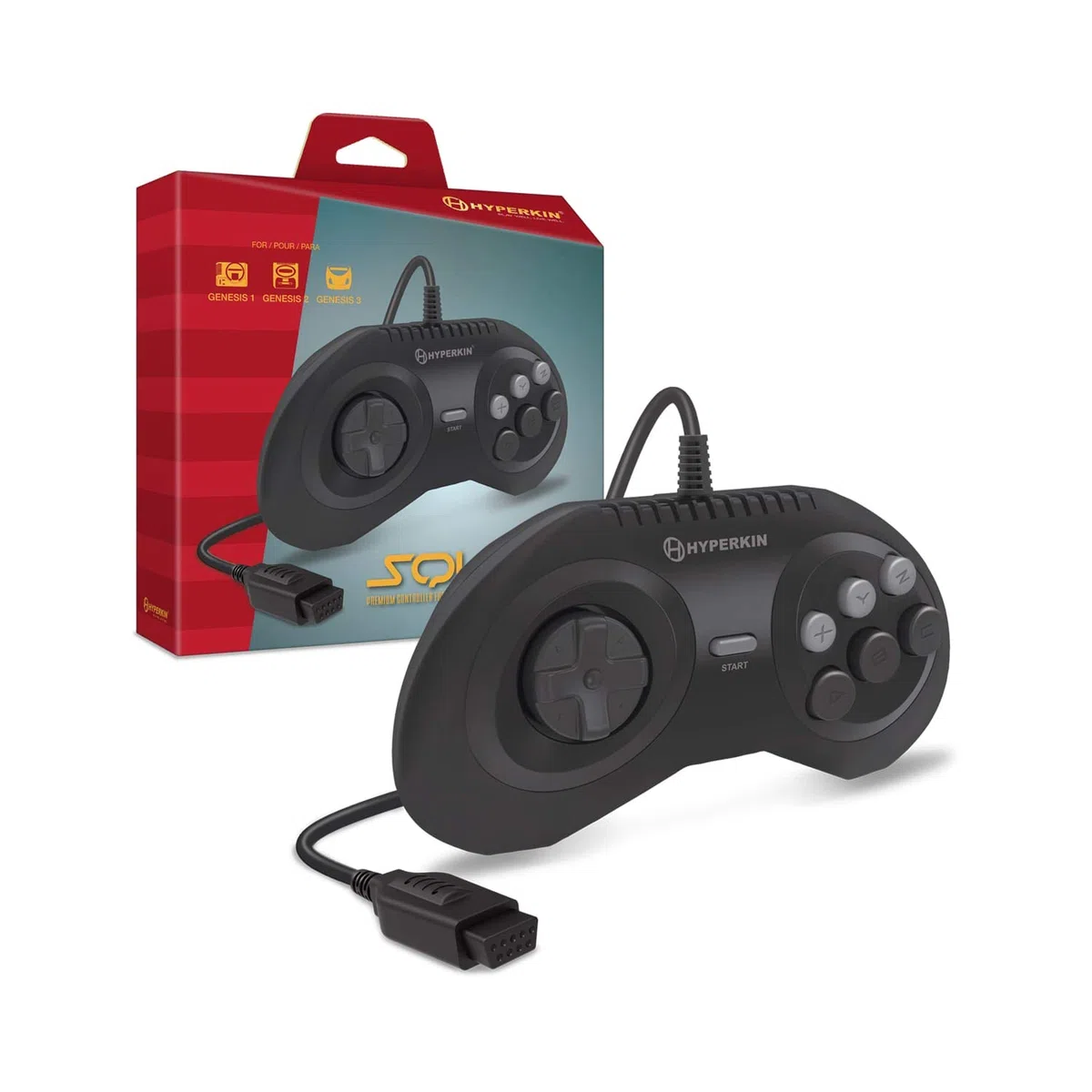 Hyperkin Squire Premium Controller for Genesis/ MegaRetroN HD