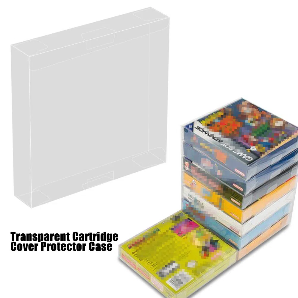 Socobeta Custodia Protettiva per cartucce Custodia Protettiva in plastica AntiGraffio per Game Boy Gioco in Scatola Trasparente Elettronica di consumo