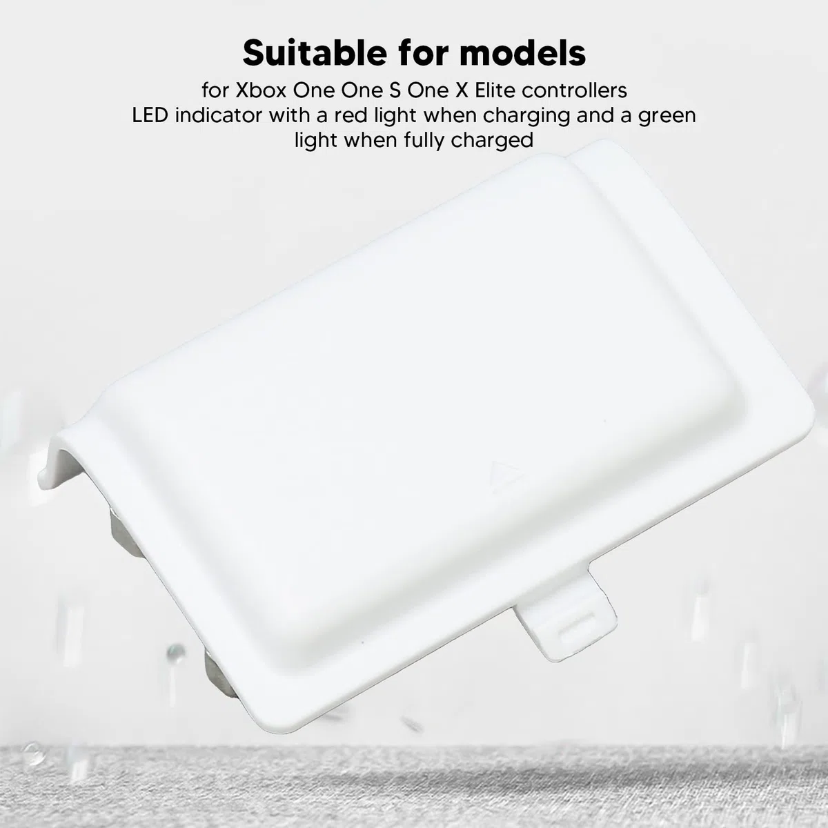 Pacco Batteria per Controller, Pacco Batteria Ricaricabile per Controller Ricarica Rapida, Batteria Indicatore LED Multiprotezione 400mAh per S X Elite
