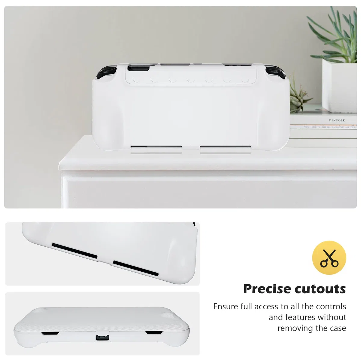 Procase Flip Cover Nintendo Switch Oled Modello 2021 + [2 pezzi] Pellicola Nintendo Switch Oled Morbido Custodia Nintendo Switch Sottile TPU Antiurto con 2 Vetro Nintendo Switch Oled Senza Bolle
