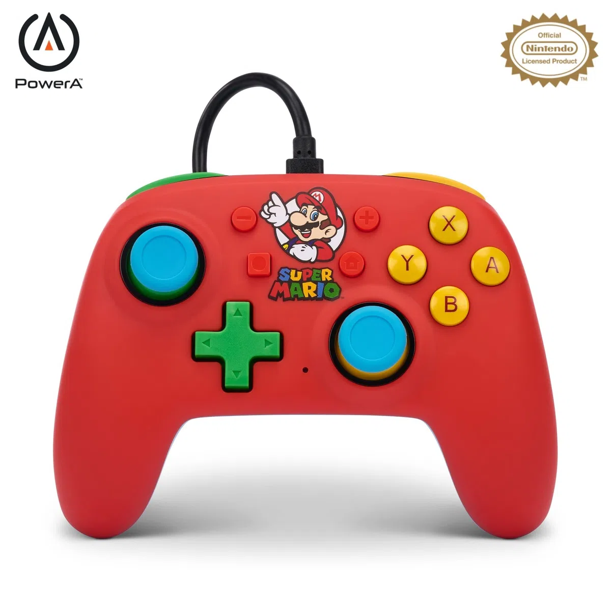 PowerA Il controller cablato Nano per Nintendo Switch - Mario Medley