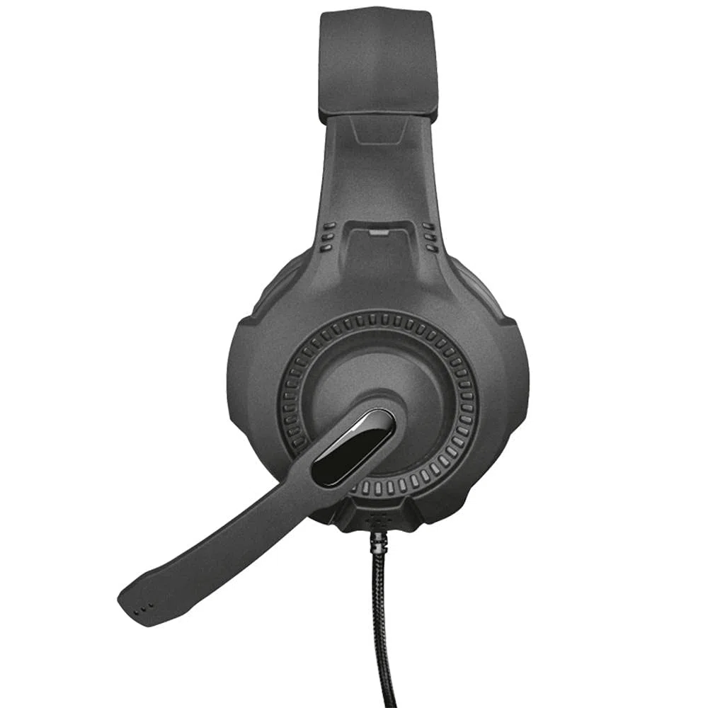 Trust Gaming Cuffie Gaming GXT 307 Ravu con Microfono Ripiegabile e Archetto Regolabile, 3.5 mm Jack, Filo, Over Ear, PC, PS4, PS5, Xbox Series X, Xbox One, Switch, Nero/Rosso