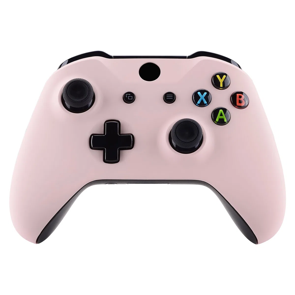 eXtremeRate Cover Grip per Xbox One S X Controller Model 1708,Custodia Frontale Case Scocca Copertura Impugnatura Shell Ricambio per Xbox One S X Joystick-Rosa