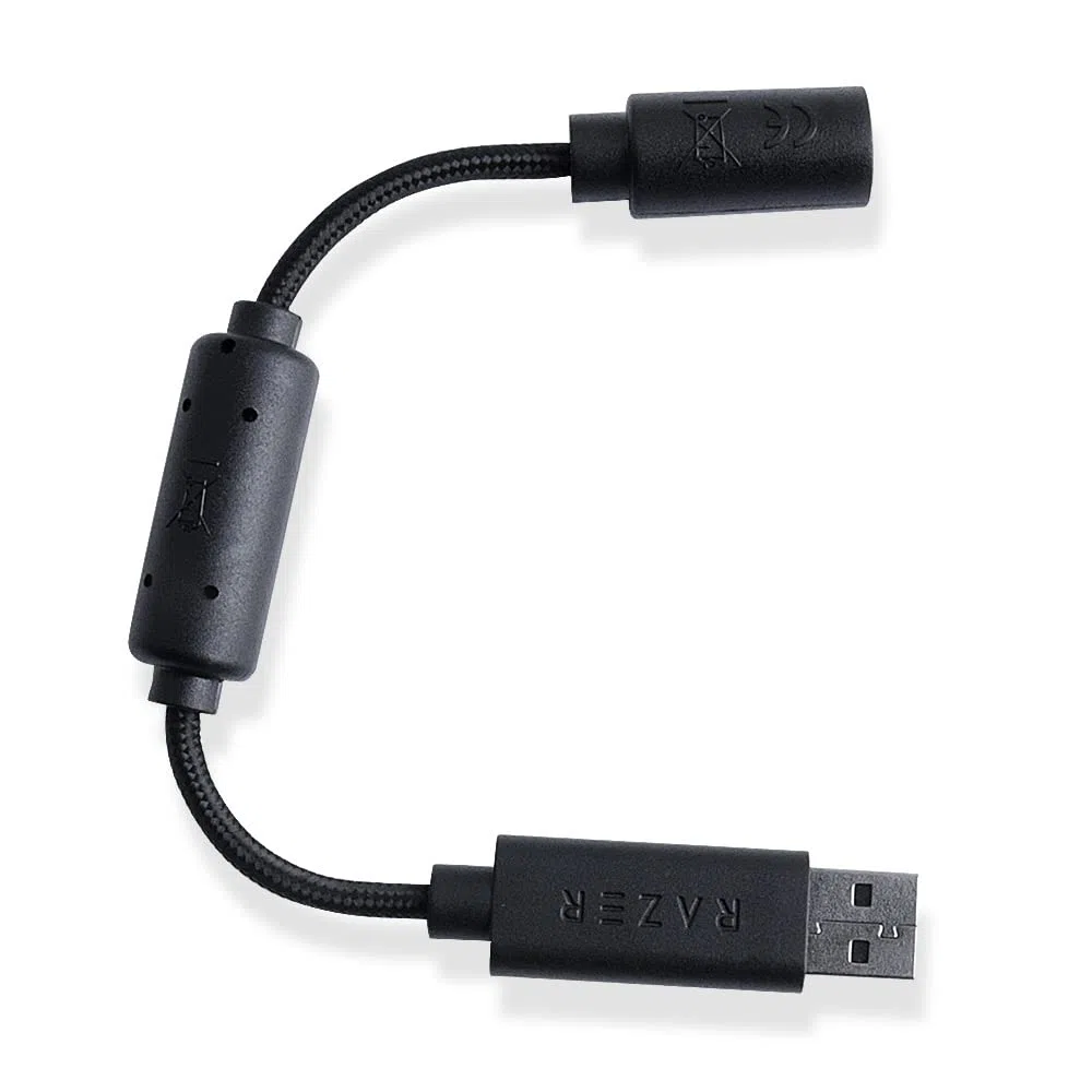 HUYUN Confezione da 2 cavi USB breakaway compatibili con controller di gioco cablato Razer Wolverine Gamepad Xbox 360 controller cablati, cavo adattatore di prolunga