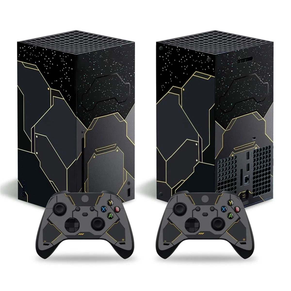 LEEWEE Cover Protettiva Vinile Decalcomanie Pelli Console per Xbox Series X Adesivo Avvolgente con Due Decalcomanie Controller Wireless Gratuite(75864) Adesivo Avvolgente (Color : 1)