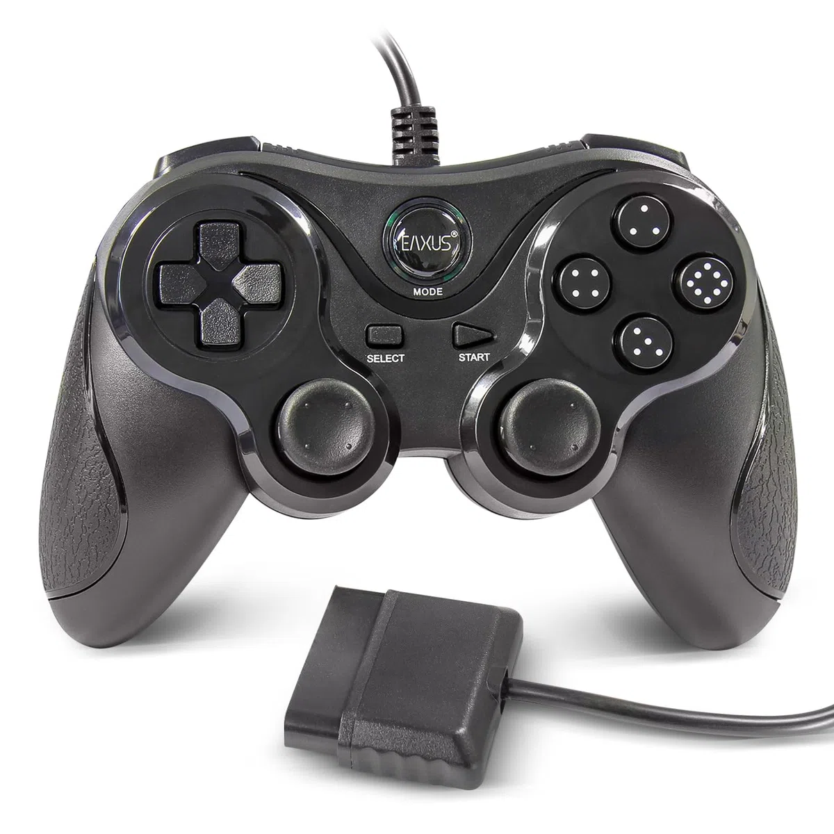 Eaxus® Controller Per PS2 e PS1 - PlayStation DoubleShock con superficie antiscivolo