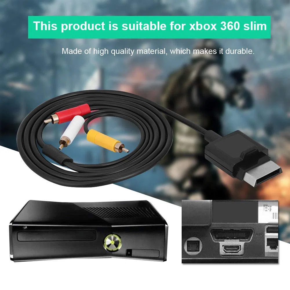 Dioche Cavo Av per 360 Cavo di Alimentazione per 360 Abs 1.8M Cper Cavo Tv Abs OMPonent Cavo Av per o Cavo Video per 360 Slim