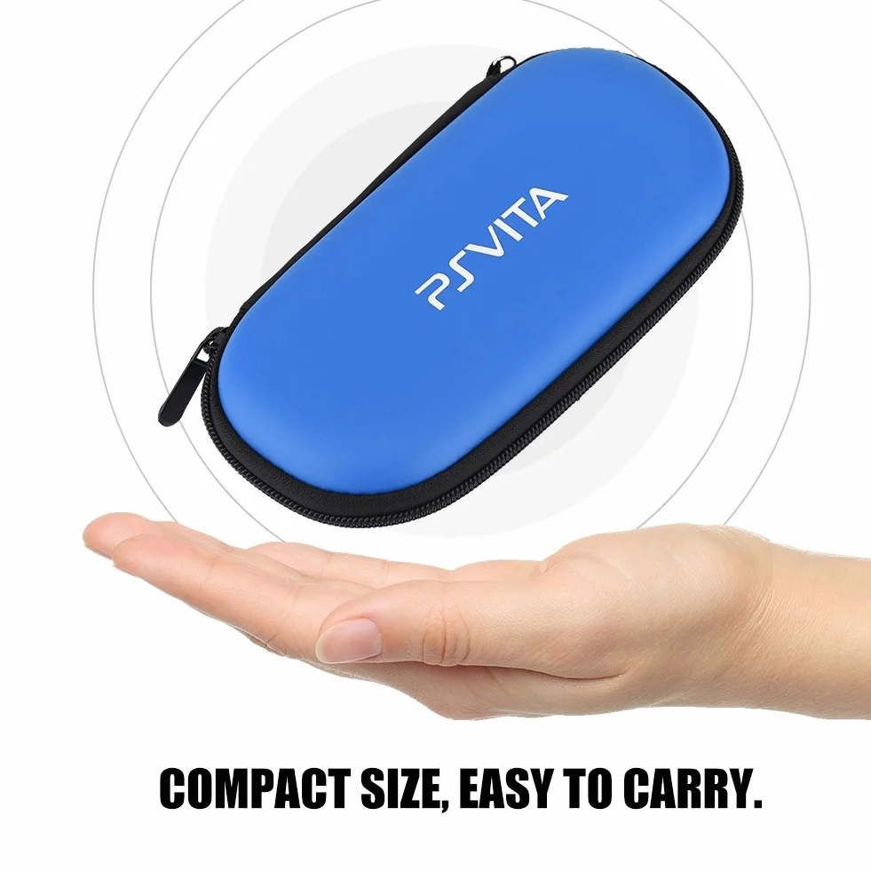 Custodia protettiva compatibile con , custodia protettiva rigida, impermeabile e antiurto borsa da viaggio per (blu)