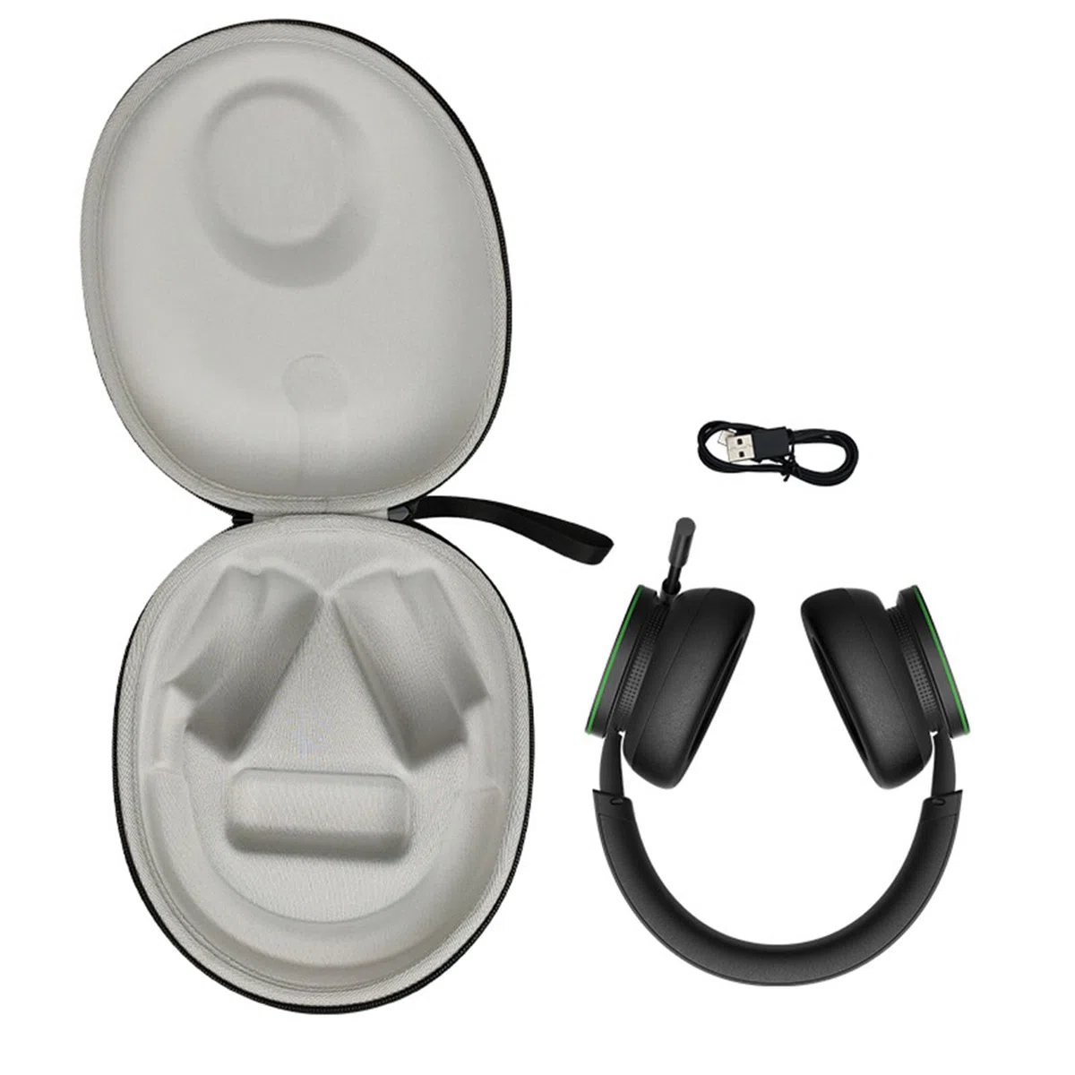 Custodia per Xbox Series X|S/Xbox One cuffie wireless/Xbox Starfield Cuffie Gaming,Borsa EVA Rigida Protettiva per il Trasporto Portatile per Cuffie e Cavo