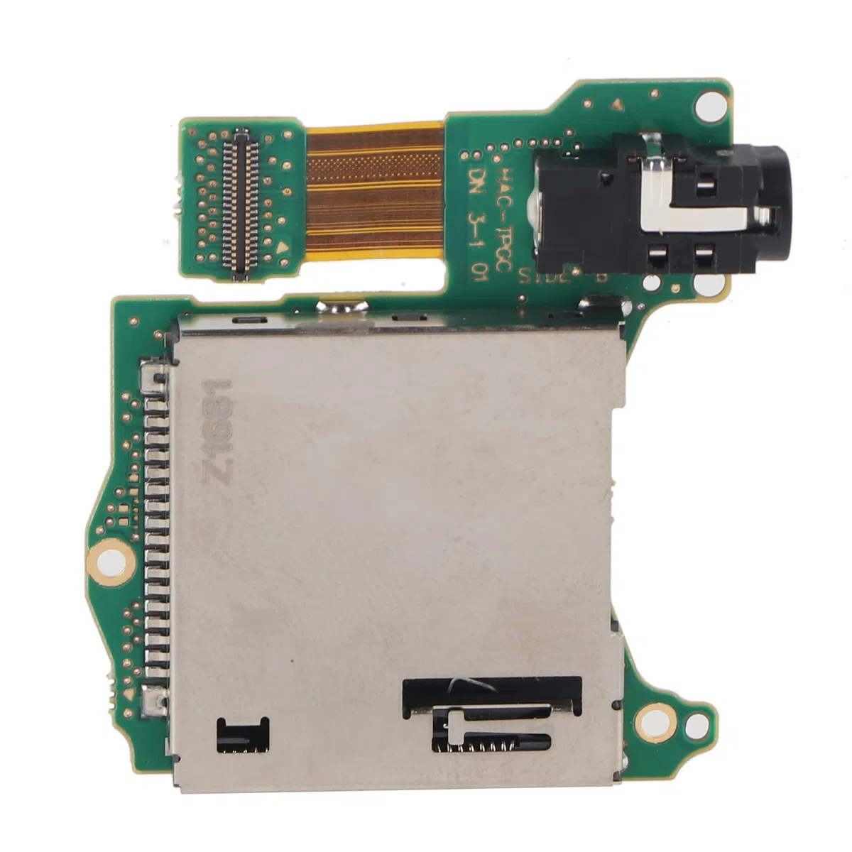 Lazmin112 Slot per Scheda per Cartuccia di Gioco, Metallo + ABS Slot per Scheda Host Cartuccia di Gioco Vassoio per Scheda Porta per Auricolari, per Console