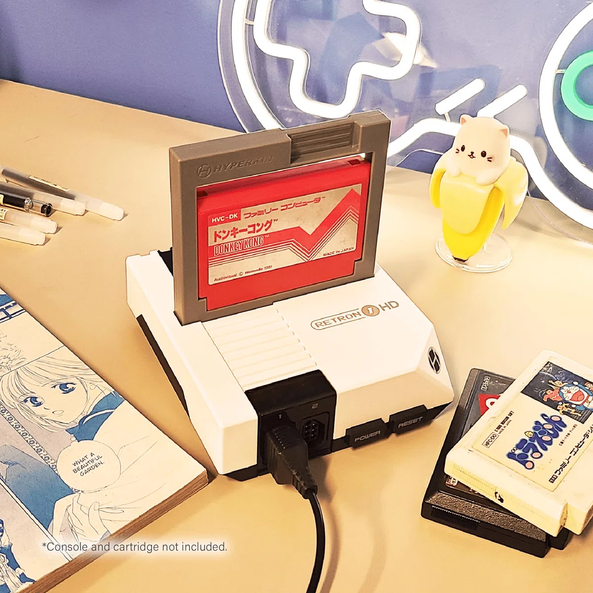 Adattatore per cartuccia "HyperConvert 83" da 60 pin (Famicom) a 72 pin (NES) per: Famicom/NES